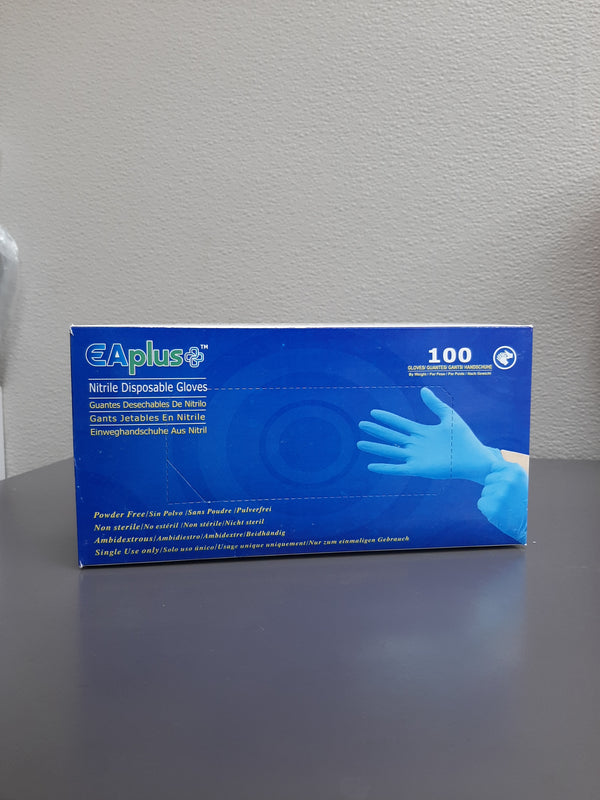 Nitrile Disposable Gloves - EA plus (Medium)