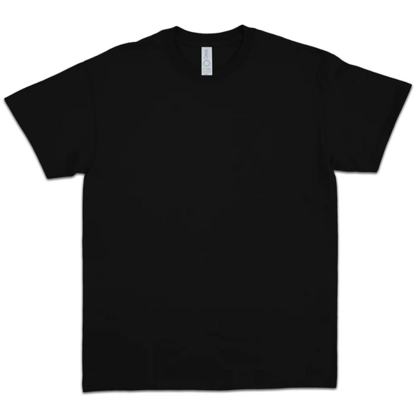 Unisex Youth Jersey Short Sleeve Tee Black L