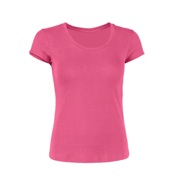 Women's Softlume Jersey Short sleeve Tee Charity Pink XXL