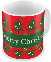 XMAS  Christmas MUG ( green,white,red)