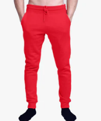 Unisex  Fleece Perfect Jogger Red Pants XL