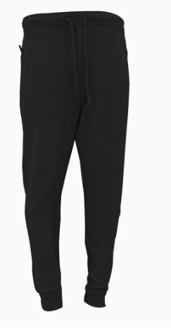 Unisex Active Fleece Jogger Pants - Black