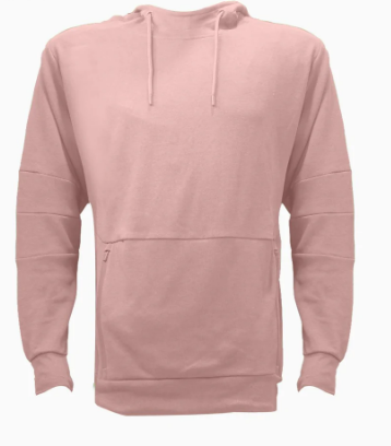 Unisex Active Fleece Hoodie - Powder Pink