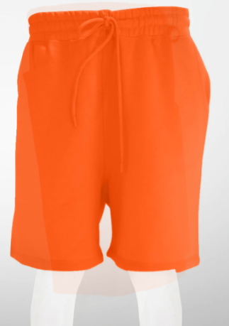 Unisex French Terry Orange Shorts