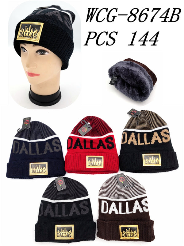 WCG-8674E DALLAS WINTER HAT (MULTI COLOR)