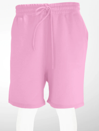 Unisex French Terry Bubble Gum Pink Shorts