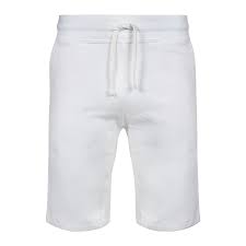 ADULT SHORTS 100% POLYESTER  WHITE M