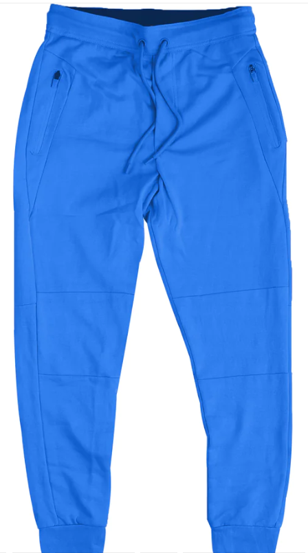 Unisex Active Fleece Jogger Pants - Royal Blue