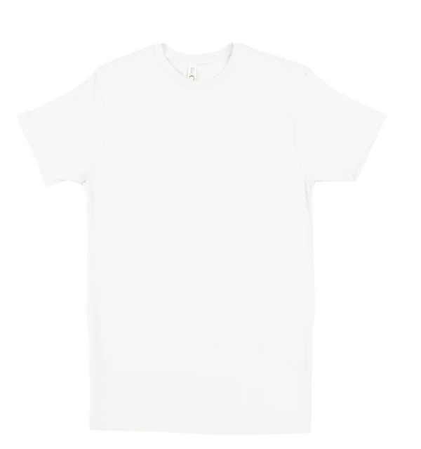 Unisex Youth Jersey Short Sleeve Tee White L