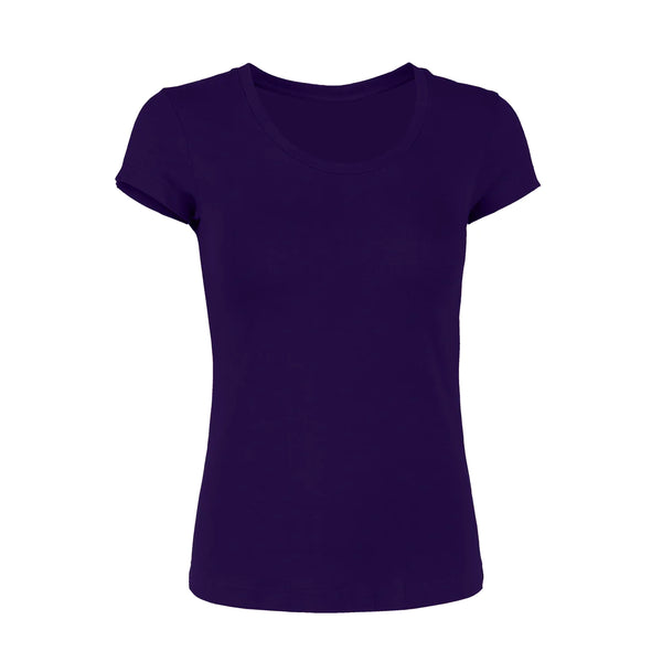 Women's Softlume Jersey Short sleeve Tee Purple XL