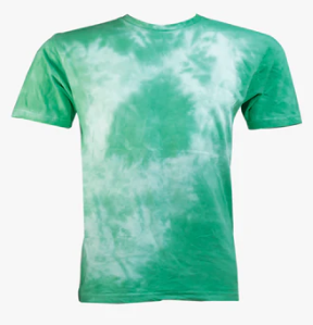 TIE DYE T-SHIRT(TDT)GREEN  XL