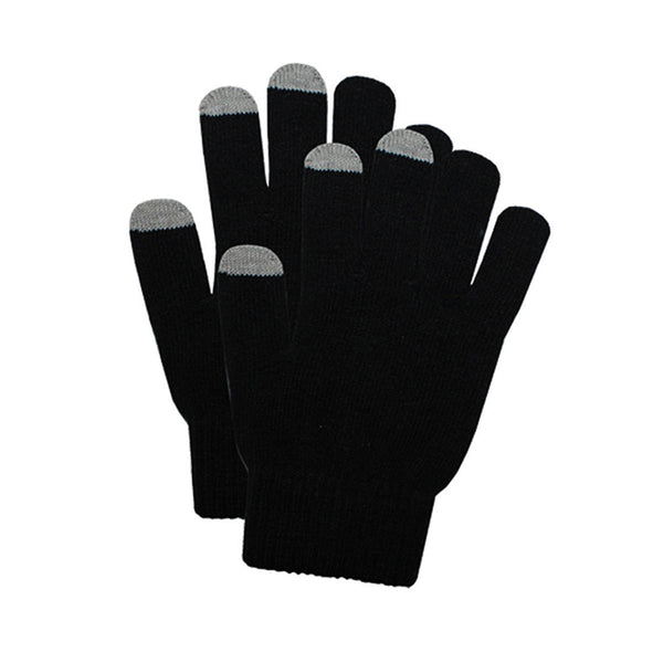 WINTER MAN SKI TOUCH GLOVES BLACK COLORED WG-030