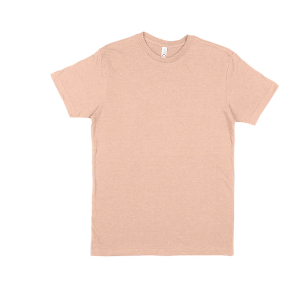 Unisex Youth Jersey Short Sleeve Tee Heather Peach L