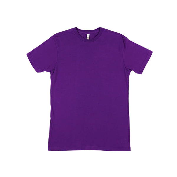 Unisex Youth Jersey Short Sleeve Tee Purple M