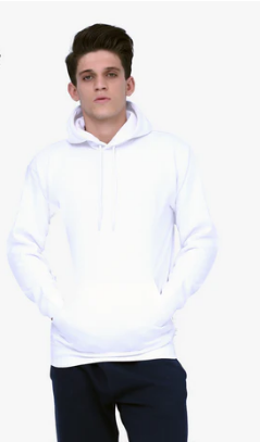 Unisex Fleece Perfect Pullover White Hoodie  -XXL