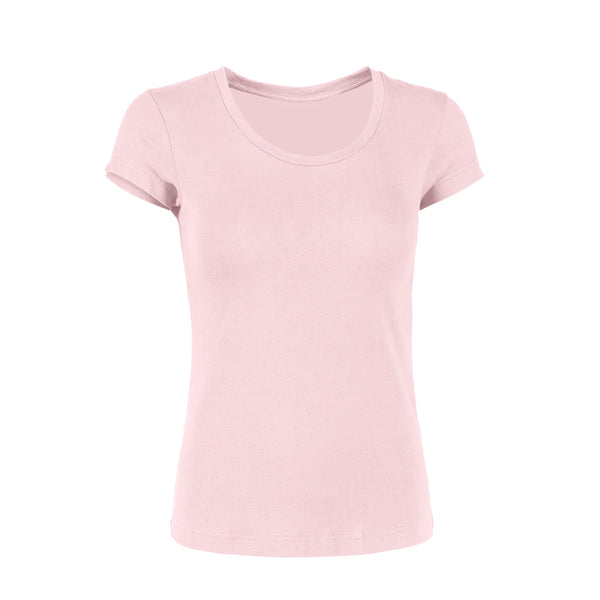 Women's Softlume Jersey Short sleeve Tee Pink XXL