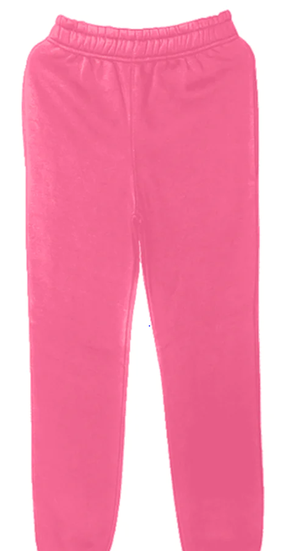 Unisex Fleece Perfect Jogger Charity Pink  Pants  XXL