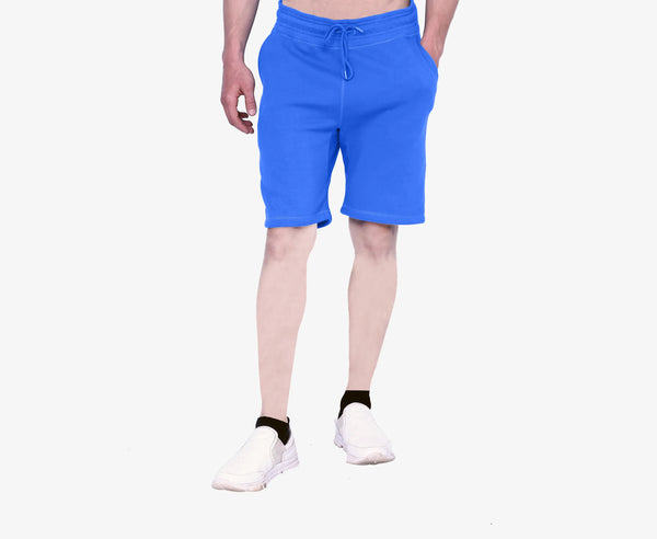 UNISEX CLASSIC PERFECT FLEECE SHORTS  ROYAL BLUE  L