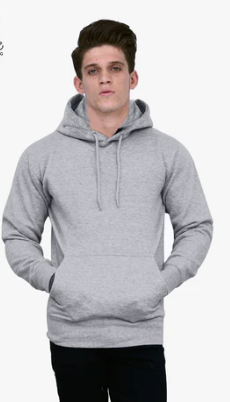 Unisex Fleece Perfect Pullover Heather Grey Hoodie XL