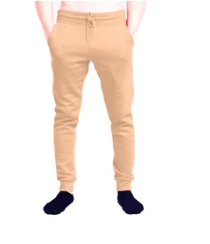 Unisex Fleece Perfect Jogger Sand  Pants L