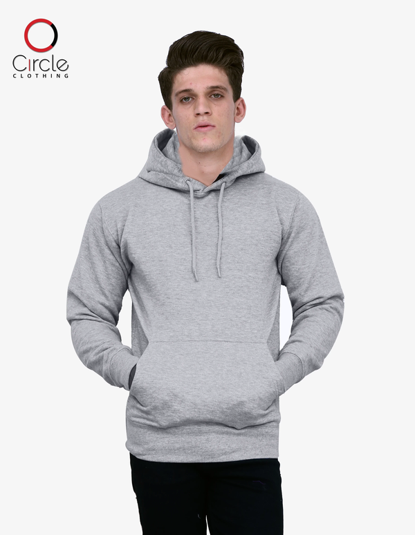 Unisex Fleece Perfect Pullover Heather Grey Hoodie L