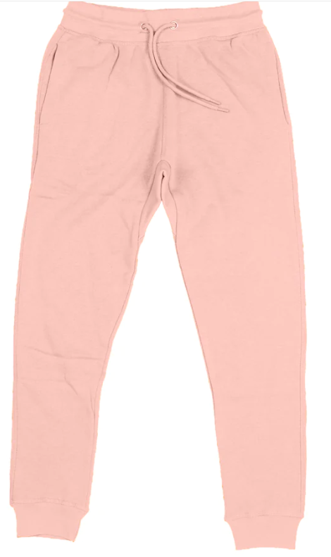 Unisex  Fleece Perfect Jogger Powder Pink  Pants  M