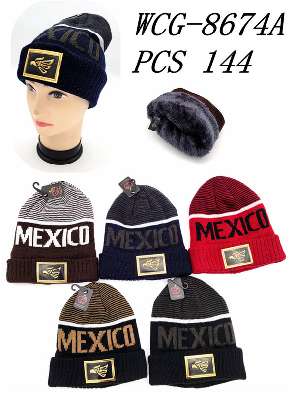 WCG-8674A MEXICO WINTER HAT (MULTI COLOR)