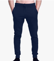 Unisex Fleece Perfect Jogger Navy Blue Pants  S