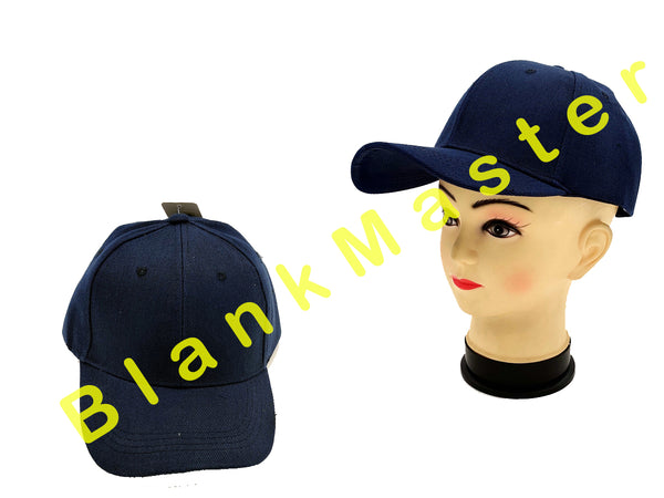 CAPS BLANK HBQ-NAVY BLUE